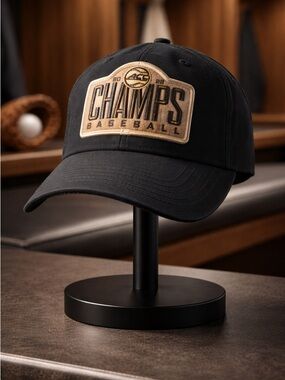 NWT Black NC Tarheels 2022 ACC Baseball Conf Tournament Champs Hat Adjustable